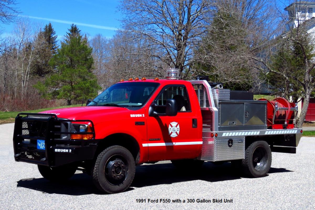 1991 Ford F550 with a 300 Gallon Skid Unit